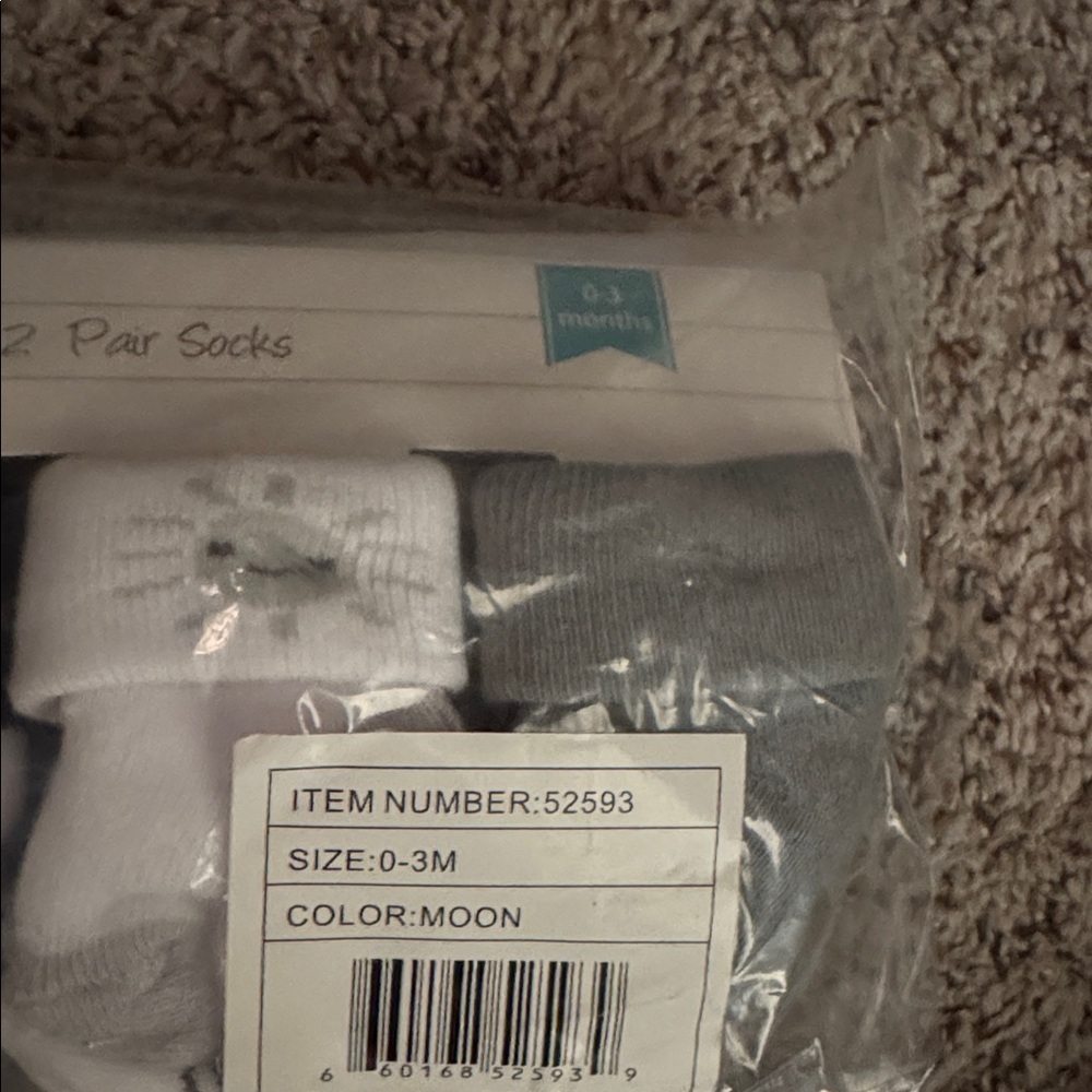 Hudson Baby Moon and Stripes Socks Set - Picture 4 of 8